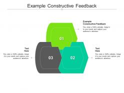 Example constructive feedback ppt powerpoint presentation ideas file formats cpb