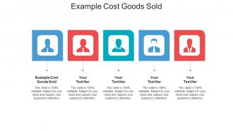 Example cost goods sold ppt powerpoint presentation model visual aids cpb