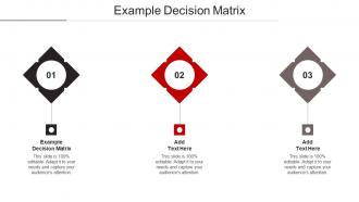 Example Decision Matrix Ppt Powerpoint Presentation Show Design Inspiration Cpb