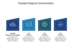 Example diagonal communication ppt powerpoint presentation icon guide cpb