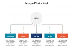 Example division work ppt powerpoint presentation infographic template ideas cpb