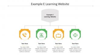 Example e learning website ppt powerpoint presentation professional demonstration cpb