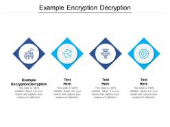Example encryption decryption ppt powerpoint presentation cpb