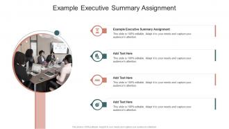 Example Executive Summary Assignment In Powerpoint And Google Slides Cpb