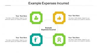 Example expenses incurred ppt powerpoint presentation slides clipart cpb