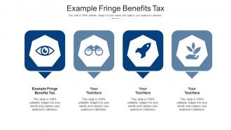 Example fringe benefits tax ppt powerpoint presentation icon visual aids cpb