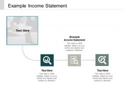 Example income statement ppt powerpoint presentation portfolio information cpb