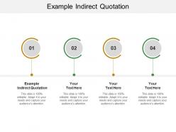 Example indirect quotation ppt powerpoint presentation slides example introduction cpb
