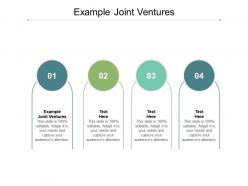 Example joint ventures ppt powerpoint presentation styles infographic template cpb