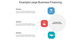 Example large business financing ppt powerpoint presentation model layout cpb