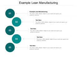 Example lean manufacturing ppt powerpoint presentation infographics layout ideas cpb