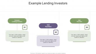 Example Lending Investors In Powerpoint And Google Slides Cpb