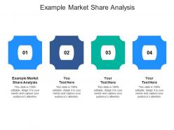Example market share analysis ppt powerpoint presentation infographic template graphics pictures cpb