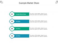 Example market share ppt powerpoint presentation model show cpb