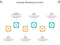 Example marketing function ppt powerpoint presentation styles design templates cpb