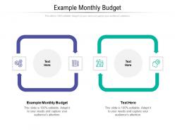 Example monthly budget ppt powerpoint presentation ideas guide cpb