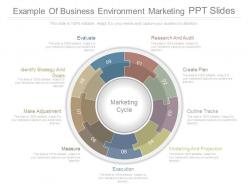 Example of business environment marketing ppt slides