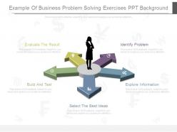Example of business problem solving exercises ppt background