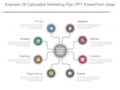 Example of calculated marketing plan ppt powerpoint ideas