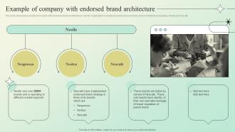 Example Of Company With Endorsed Brand Architecture Building A Brand Identity For Companies