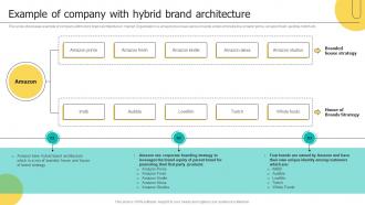 Example Of Company With Hybrid Brand Architecture Brand Architecture Strategy For Multiple