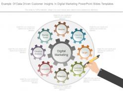 Example of data driven customer insights in digital marketing powerpoint slides templates