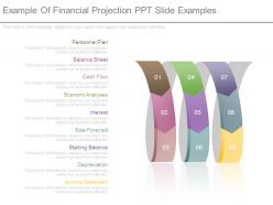 Example of financial projection ppt slide examples