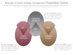 Example of hybrid strategy management presentation outline