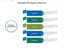 Example of implicit memory ppt powerpoint presentation gallery shapes cpb