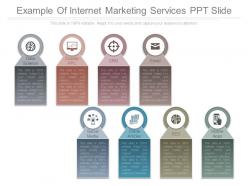 Example of internet marketing services ppt slide