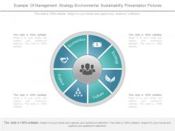 Example of management strategy environmental sustainability presentation pictures