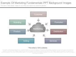 Example of marketing fundamentals ppt background images