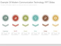 Example Of Modern Communication Technology Ppt Slides
