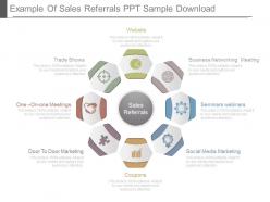 Example of sales referrals ppt sample download
