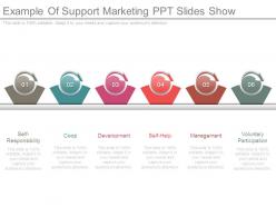 Example of support marketing ppt slides show