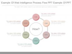 Example of web intelligence process flow ppt example of ppt