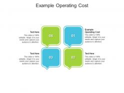 Example operating cost ppt powerpoint presentation professional microsoft cpb