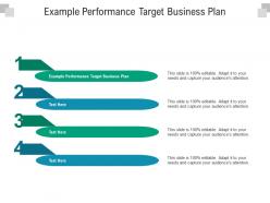 Example performance target business plan ppt powerpoint presentation inspiration graphics cpb