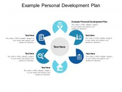 Example personal development plan ppt powerpoint presentation inspiration slides cpb