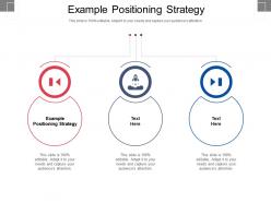 Example positioning strategy ppt powerpoint presentation inspiration icons cpb