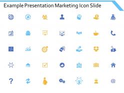 Example presentation marketing icon slide currency ppt powerpoint presentation icon