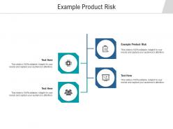 Example product risk ppt powerpoint presentation infographics graphics template cpb