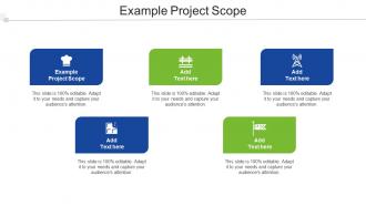 Example Project Scope Ppt Powerpoint Presentation Model Aids Cpb