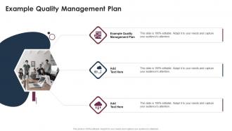 Example Quality Management Plan In Powerpoint And Google Slides Cpb