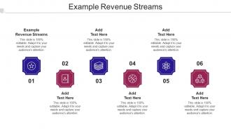 Example Revenue Streams Ppt Powerpoint Presentation Infographics Files Cpb