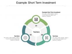 Example short term investment ppt powerpoint presentation styles smartart cpb