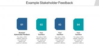 Example stakeholder feedback ppt powerpoint presentation professional layout cpb