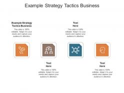 Example strategy tactics business ppt powerpoint presentation infographic template images cpb