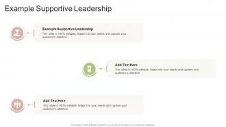 Example Supportive Leadership In Powerpoint And Google Slides Cpb