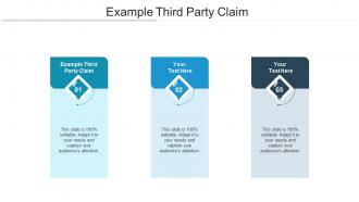 Example third party claim ppt powerpoint presentation model information cpb